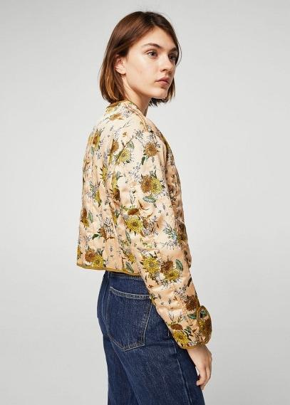 Mango Mango Floral Print Jacket