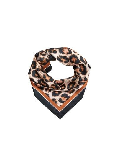 Violeta By Mango Violeta By Mango Leopard Printed Scarf