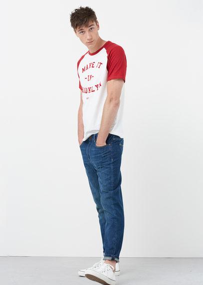 Mango Man Mango Man Loose-fit Medium Wash John Jeans
