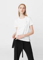 Mango Mango Studded T Shirt