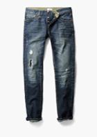 Mango Man Mango Man Straight-fit Dark Marc Jeans