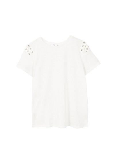 Mango Mango Wrapped Panel T-shirt