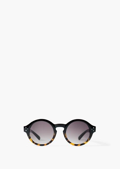 Mango Mango Rounded Sunglasses