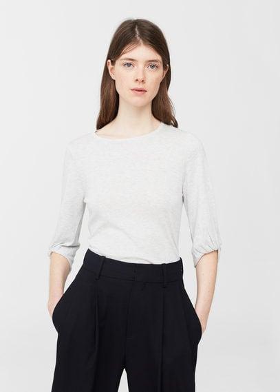 Mango Mango Sleeve Knotted Sweater