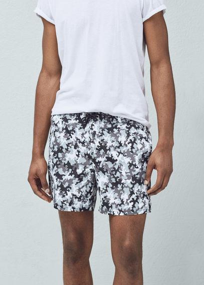 Mango Man Mango Man Camo-print Swimsuit