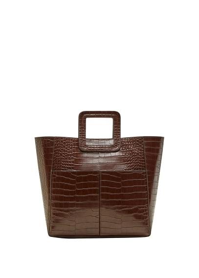 Violeta By Mango Violeta By Mango Faux-leather Tote Bag