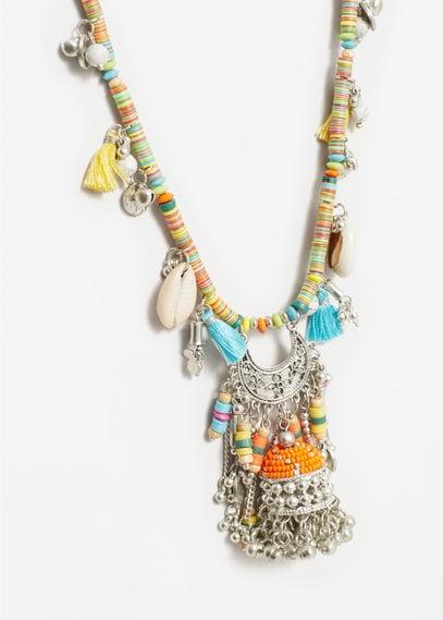 Mango Mango Ethnic Pendant Necklace