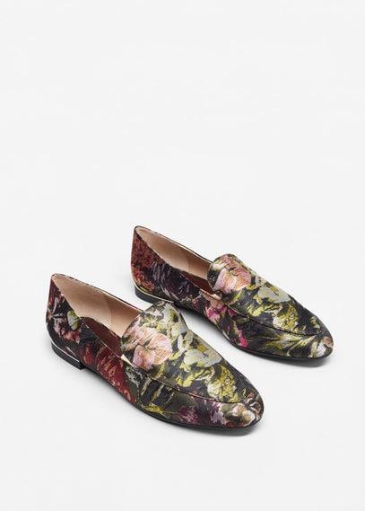 Mango Mango Embroidered Shoes