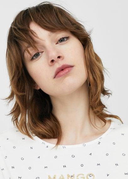 Mango Mango Logo Letters T-shirt