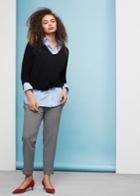 Violeta By Mango Violeta By Mango Side Slits Sweater