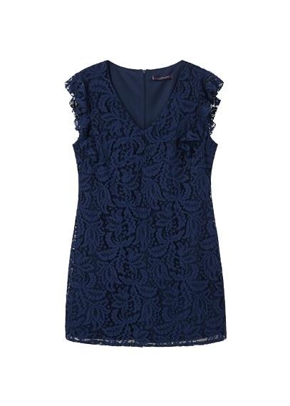 Violeta By Mango Violeta By Mango Lace Short Dress