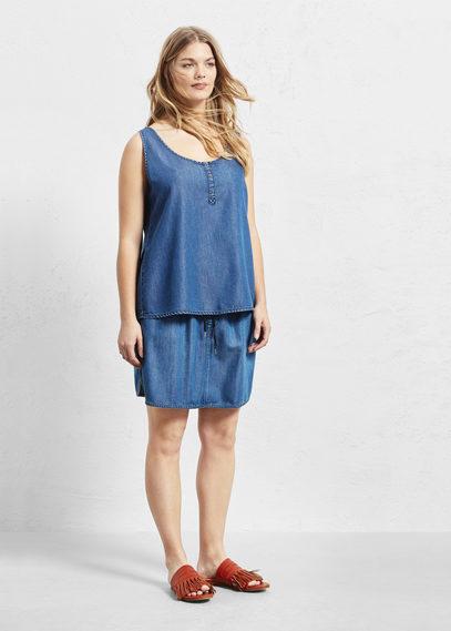 Violeta By Mango Violeta By Mango Soft Denim Top
