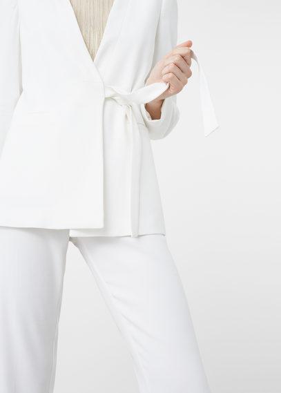 Mango Mango Bow Pattern Blazer