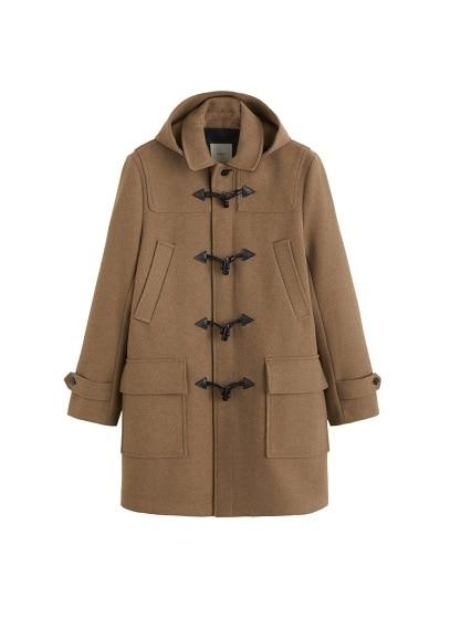 Mango Man Mango Man Detachable Hood Duffle Coat