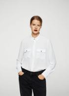 Mango Mango Patch Pocketed Shirt