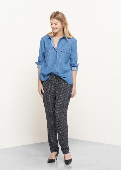 Violeta By Mango Violeta By Mango Medium Denim Shirt