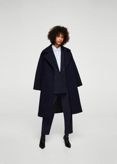 Mango Mango Buckle High-waist Trousers