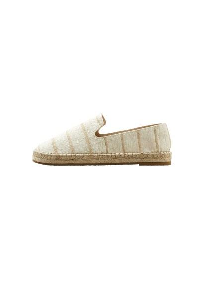 Mango Mango Striped Silk Espadrilles