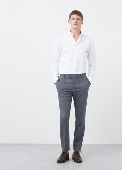 Mango Man Mango Man Micro Houndstooth Suit Trousers