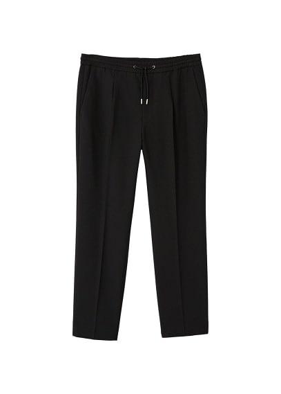 Mango Man Mango Man Elastic Waist Trousers