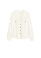 Mango Mango Pocket Modal Blouse