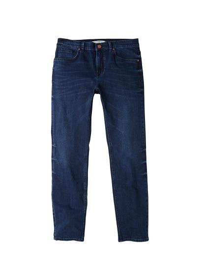 Mango Man Mango Man Slim-fit Faded Dark Wash Jan Jeans