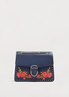 Violeta By Mango Violeta By Mango Floral Embroidery Bag