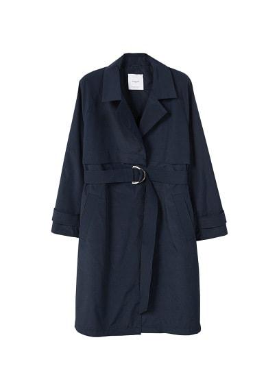 Mango Mango Classic Belted Trench