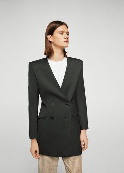 Mango Mango Wool Blazer Dress