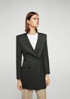 Mango Mango Wool Blazer Dress