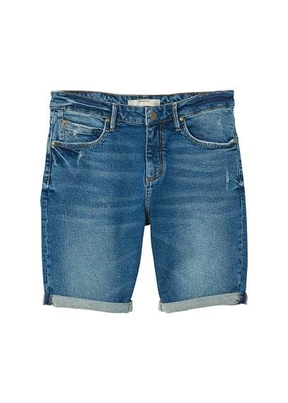 Mango Man Mango Man Vintage Wash Denim Bermuda Shorts