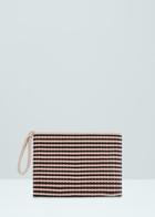 Mango Mango Interwoven Clutch