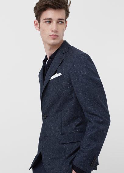 Mango Man Mango Man Slim Fit Flecked Wool Blazer