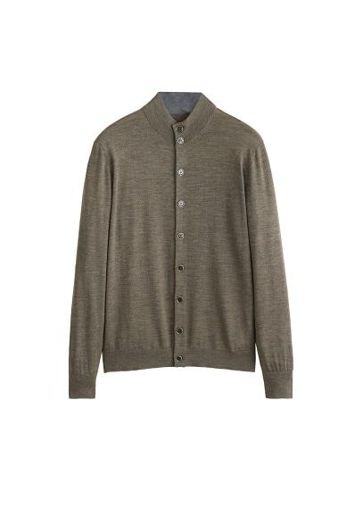 Mango Man Mango Man 100% Wool Cardigan