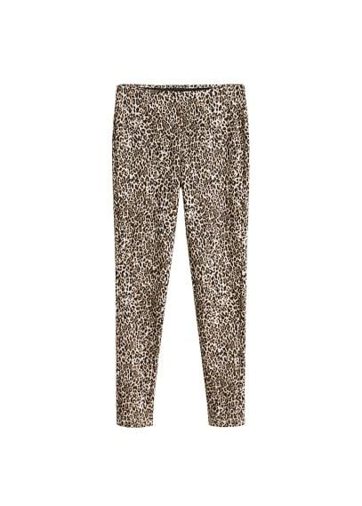 Mango Mango Leopard Print Leggings