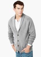 Mango Man Mango Man Shawl Collar Cotton Cardigan