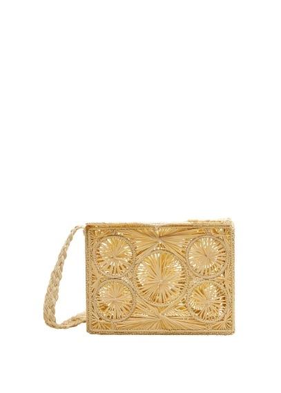 Mango Mango Coffer Raffia  Bag