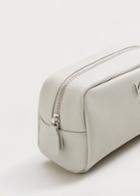 Violeta By Mango Violeta By Mango Saffiano-effect Cosmetic Bag