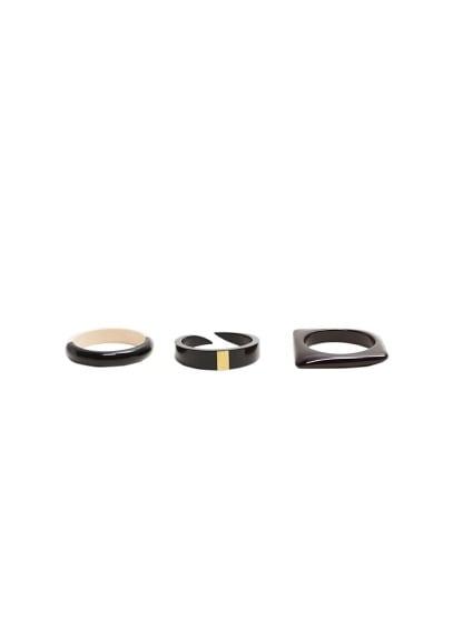 Violeta By Mango Violeta By Mango Resin Bracelet Set