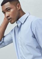 Mango Man Slim-fit Bengal Stripe Shirt
