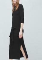 Mango Bow Knitted Dress