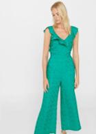 Mango Mango Knot Jacquard Jumpsuit