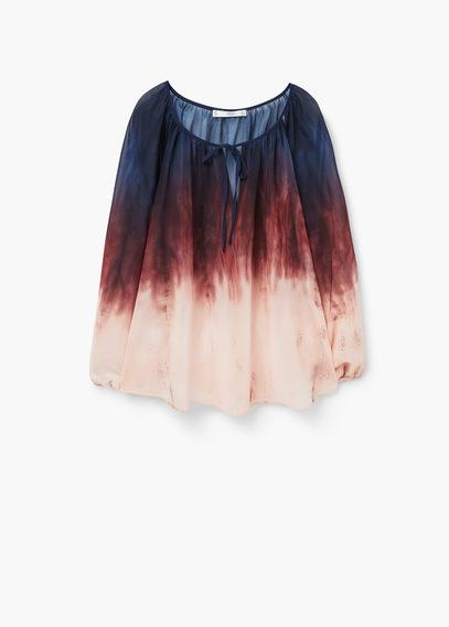 Mango Mango Tie Dye Blouse