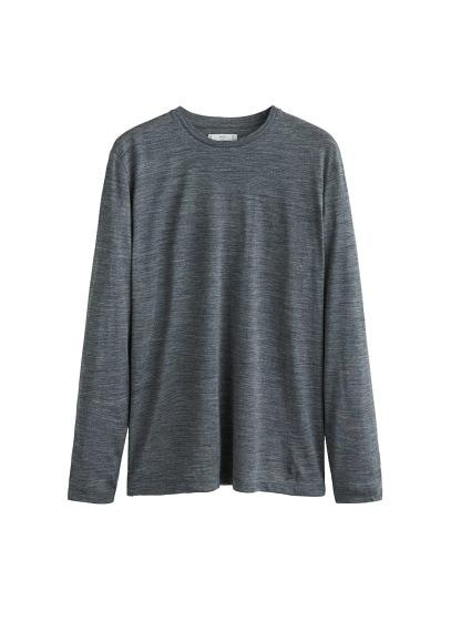Mango Man Mango Man Wool Long Sleeve T-shirt
