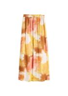 Mango Mango Tie-dye Pleated Skirt