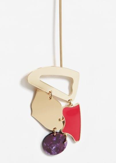 Mango Mango Chain Geometric Earring