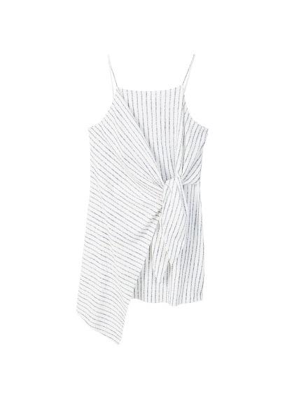 Mango Mango Knot Asymmetric Dress