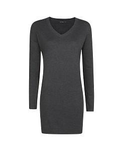 Mango Ribbed Details Knit Dress