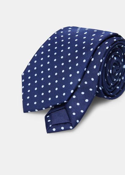 Mango Man Mango Man Polka-dot Patterned Tie