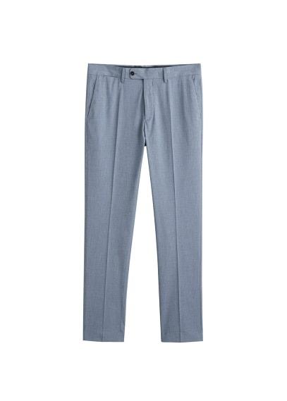 Mango Man Mango Man Slim-fit End-on-end Suit Pants